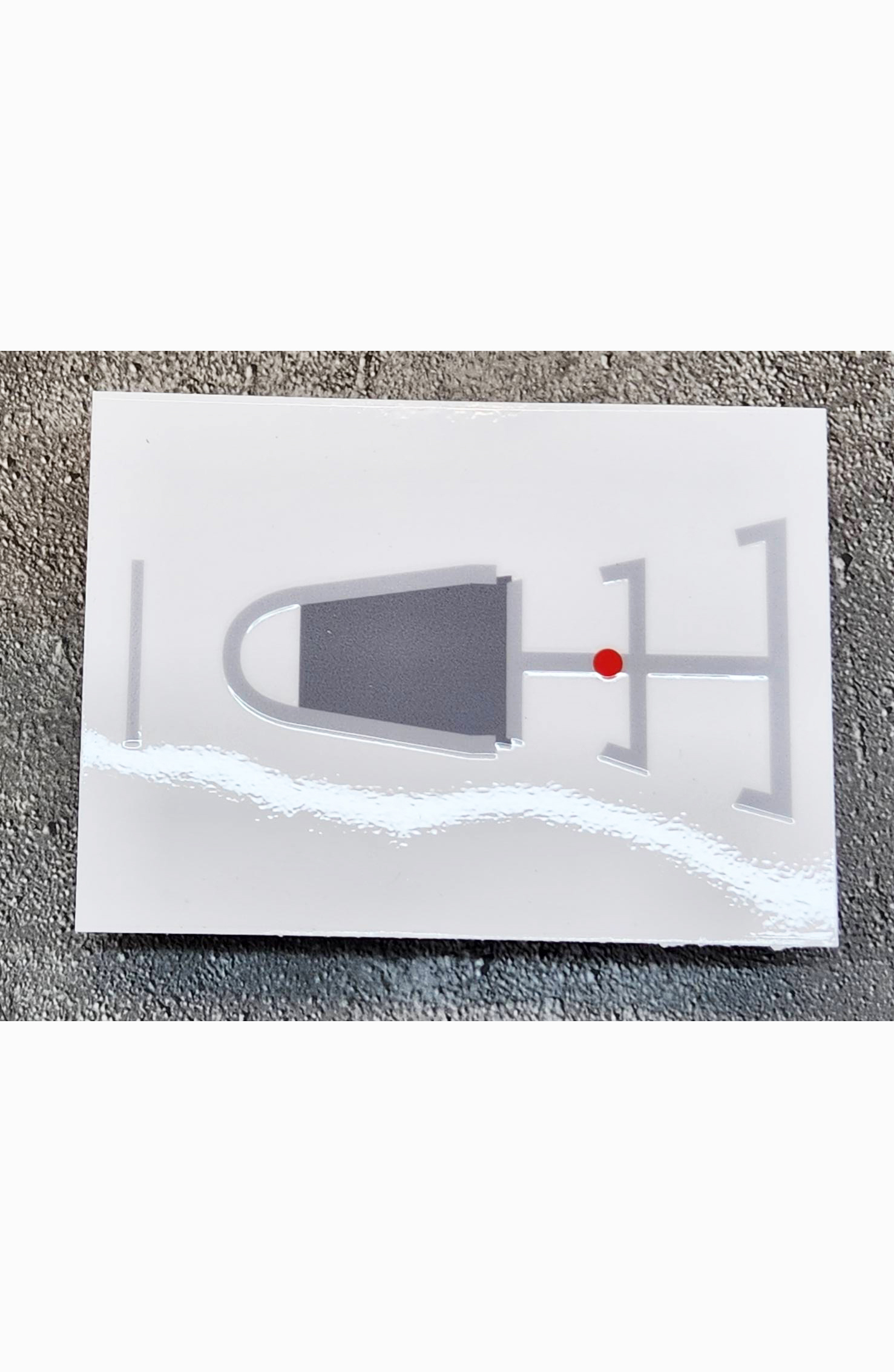 F-16機背加油孔 UV水晶貼紙