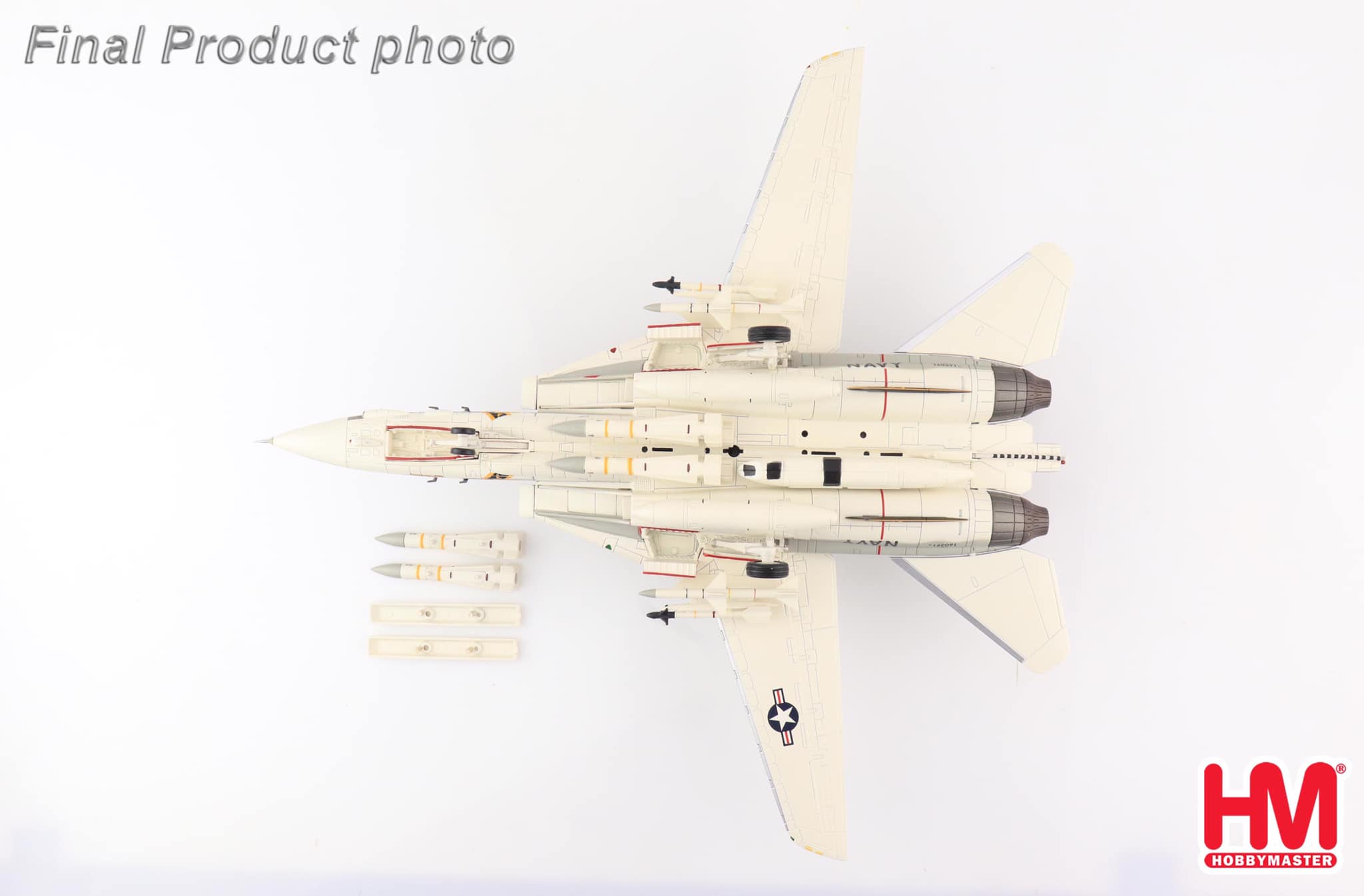HA5240美軍VF-84海盜旗F-14A Tomcat雄貓60391/AJ210,模型
