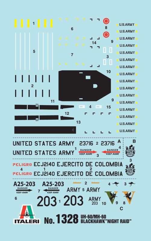 1328美軍 UH-60 黑鷹直升機1/72模型
