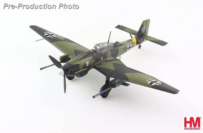 HA0132德軍容克Ju-87G-1 STUKA斯圖卡俯沖轟炸機東線戰場坦克殺手模型