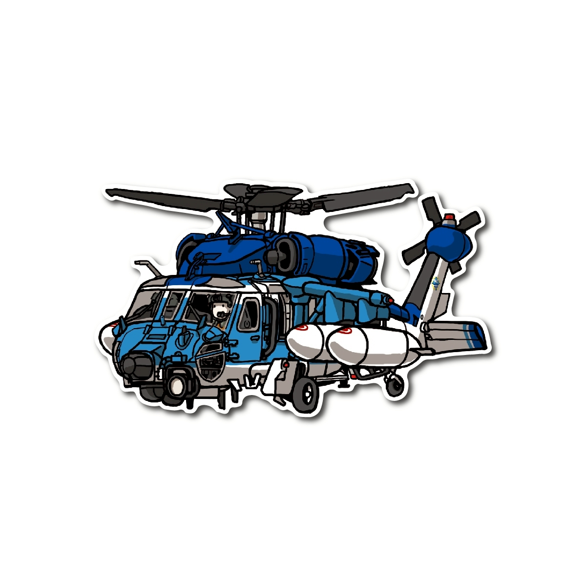 空軍S-70C-6海鷗救護隊直升機(左向)