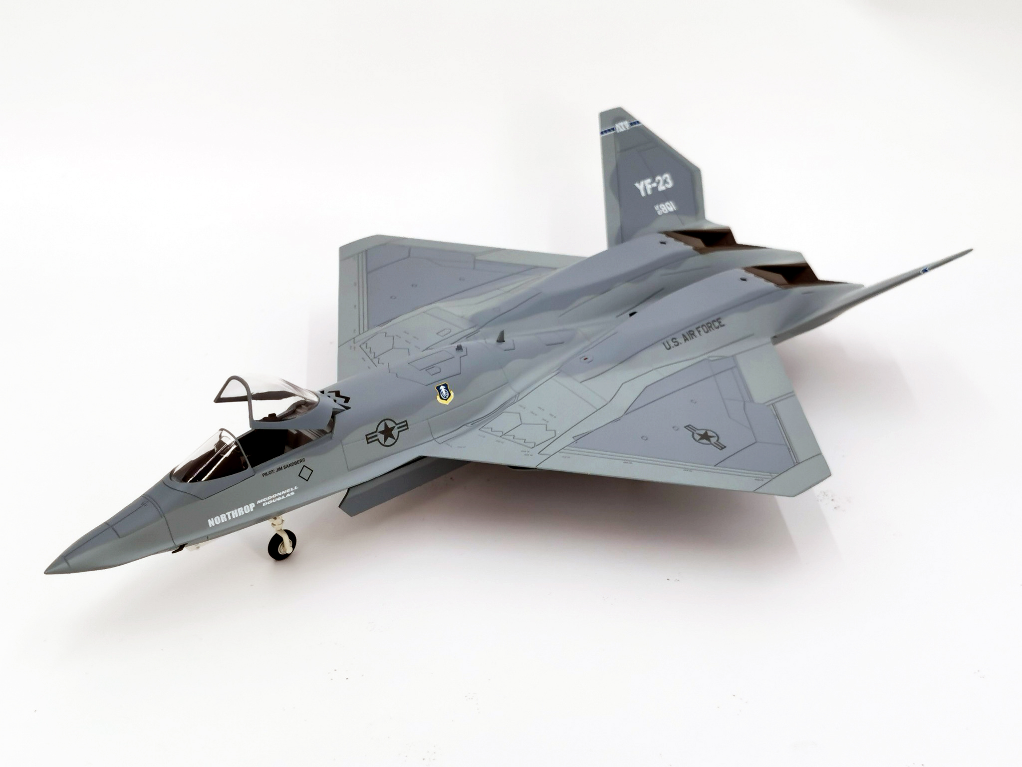 HA2850美國YF-23 “Gray Ghost” 1/72合金成品模型HM
