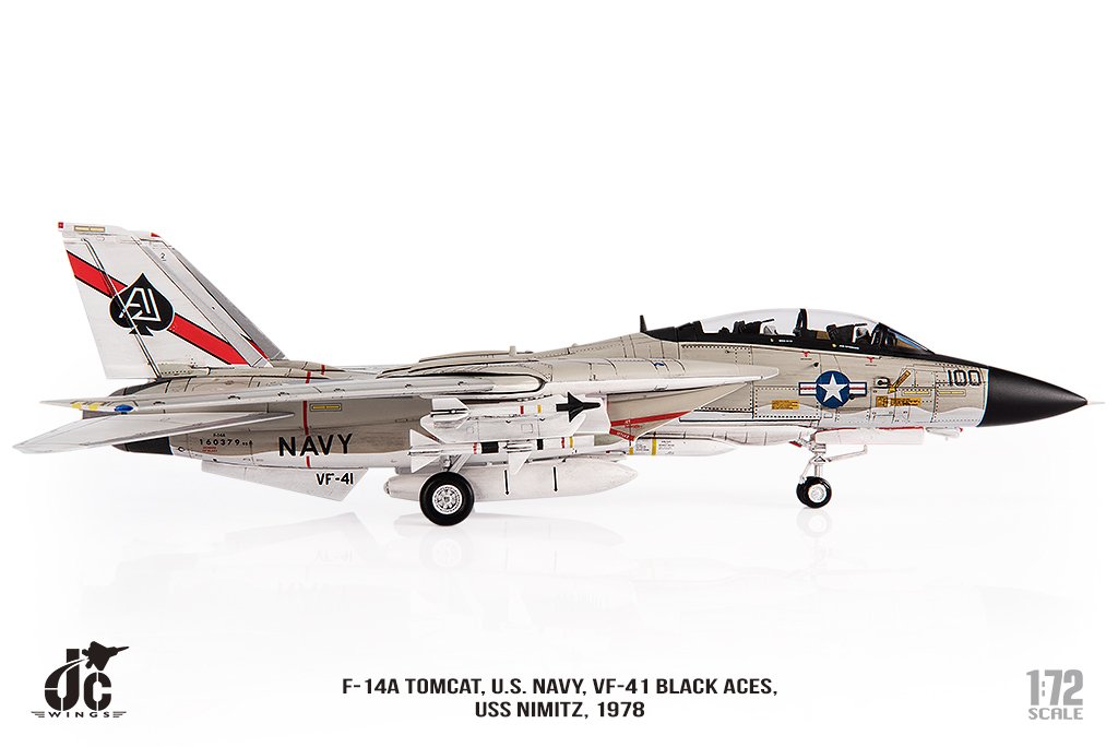 JCW-72-F14-012 美國海軍F-14A VF-41 Black Aces模型