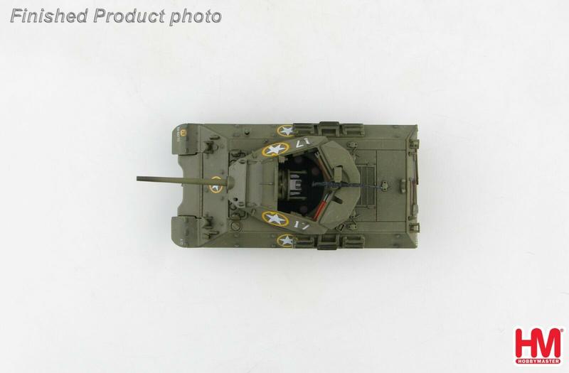 HG3423 美軍M10狼獾反坦克殲擊車Tank Destroyer,1943坦克模型