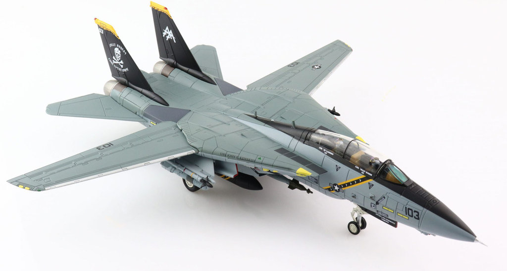 HA5239海盜旗VF-103美國海軍F-14B TOMCAT戰機模型