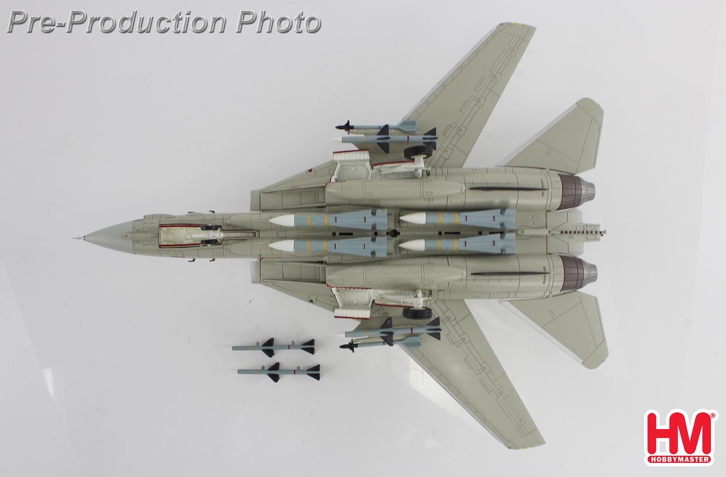 HA5258捍衛戰士-獨行俠 F-14A 土匪戰機(附電影版及紅星水貼)模型1/72成品HM