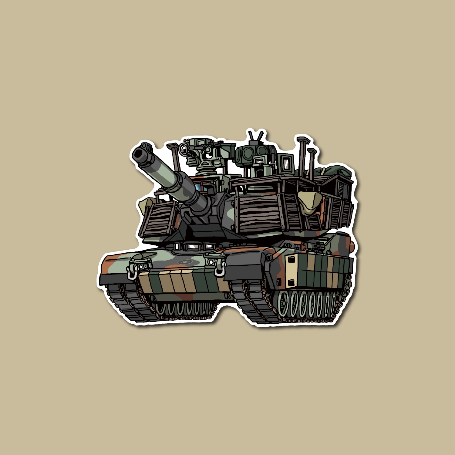 國軍M1A2T ABRAMS艾布蘭主戰坦克(野戰版)