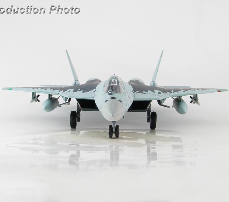 HA6801 俄羅斯SU-57戰鬥機 BLUE 053 空軍合金模型
