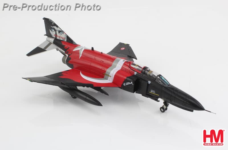 HA19079土耳其空軍F-4服役50週年彩繪1/72合金成品模型HM