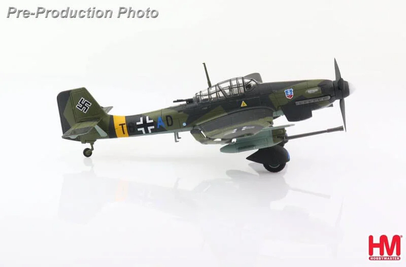 HA0132德軍容克Ju-87G-1 STUKA斯圖卡俯沖轟炸機東線戰場坦克殺手模型