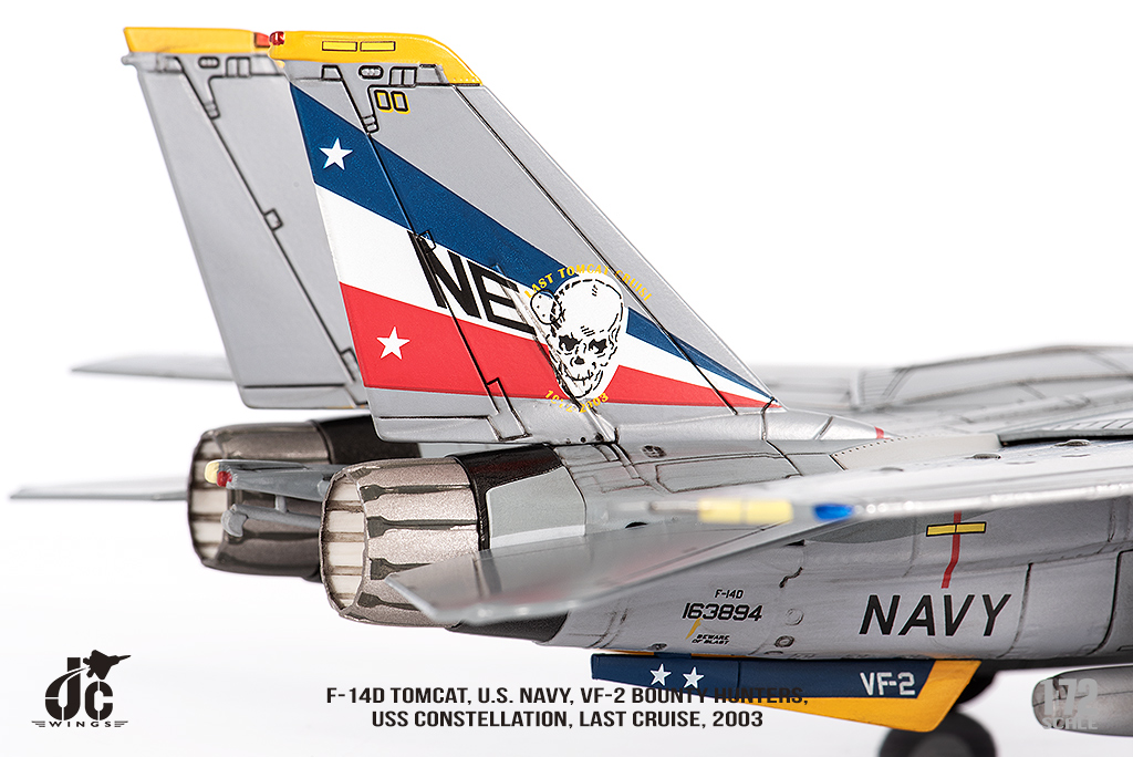 美國海軍F-14D雄貓式戰機 VF-2賞金獵人 JCW-72-F14-018