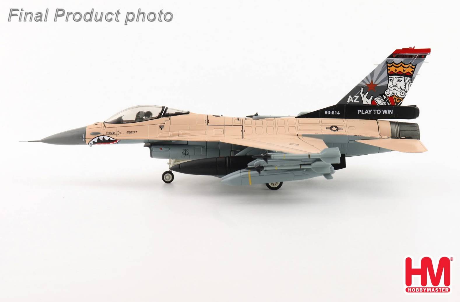 HA38070美國21隊F-16VPlay to Win彩繪機1/72模型