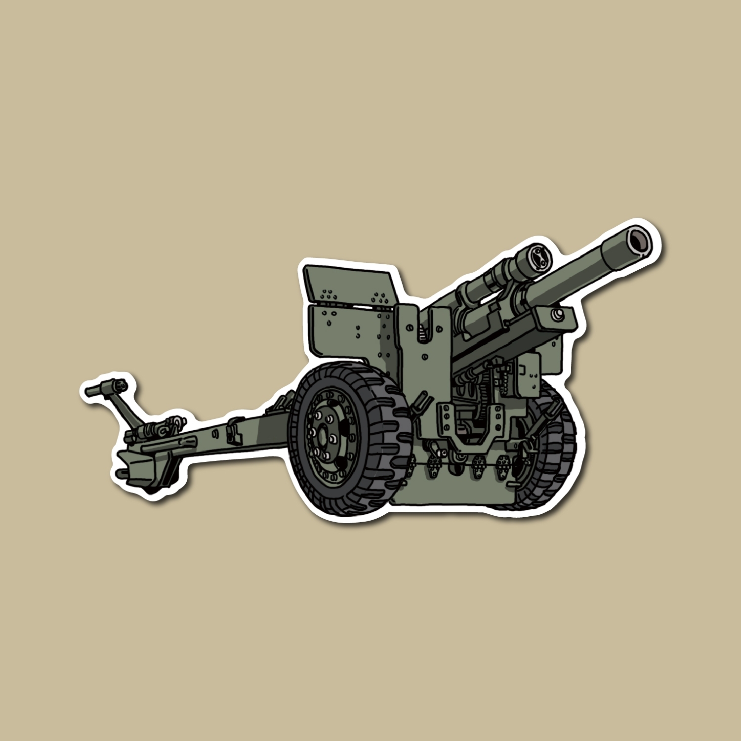 國軍105牽引榴彈砲
