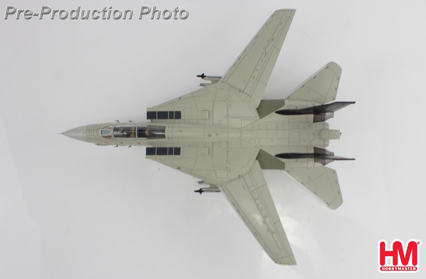 HA5258捍衛戰士-獨行俠 F-14A 土匪戰機(附電影版及紅星水貼)模型1/72成品HM