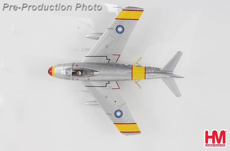 HA4322 F-86F 空軍五大隊 孫嗣文 上尉座機擊落米格15戰功機