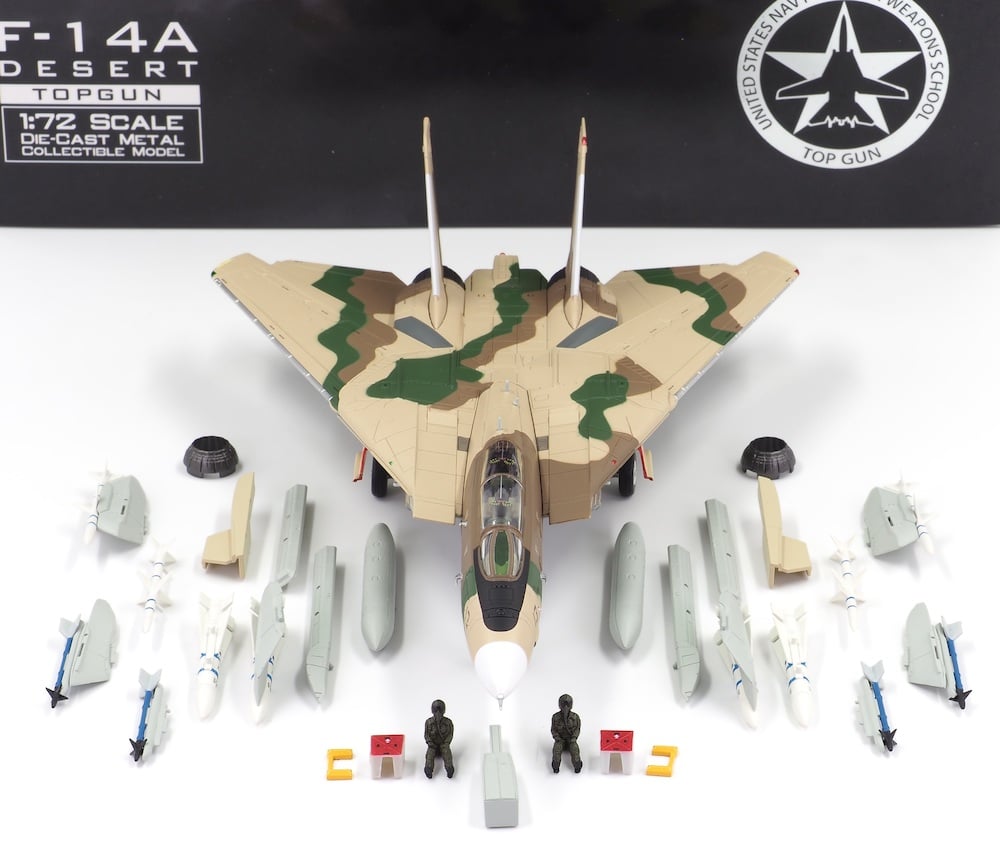CA72TP05 美國F-14A Topgu戰鬥機沙漠迷彩 模型1/72成品