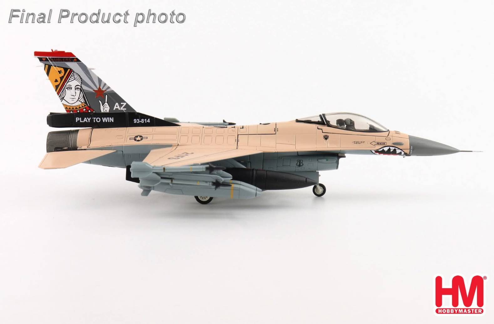 HA38070美國21隊F-16VPlay to Win彩繪機1/72模型