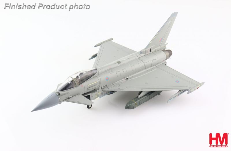 HA6615英國皇家空軍EF2000 ZK344（風暴陰影巡弋飛彈)合金成品模型
