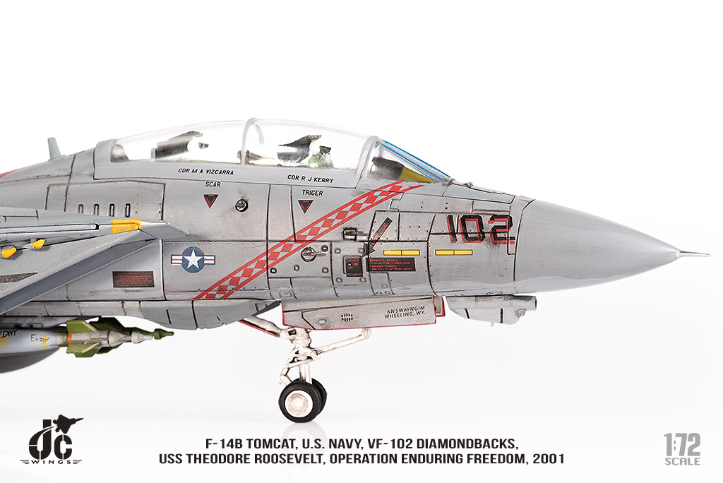 美國海軍F-14B雄貓式戰機VF-102中隊 JCW-72-F14-024