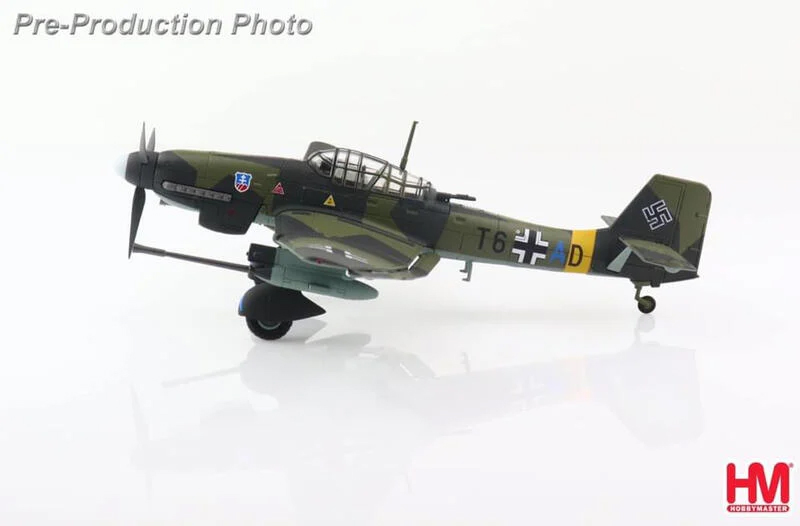 HA0132德軍容克Ju-87G-1 STUKA斯圖卡俯沖轟炸機東線戰場坦克殺手模型