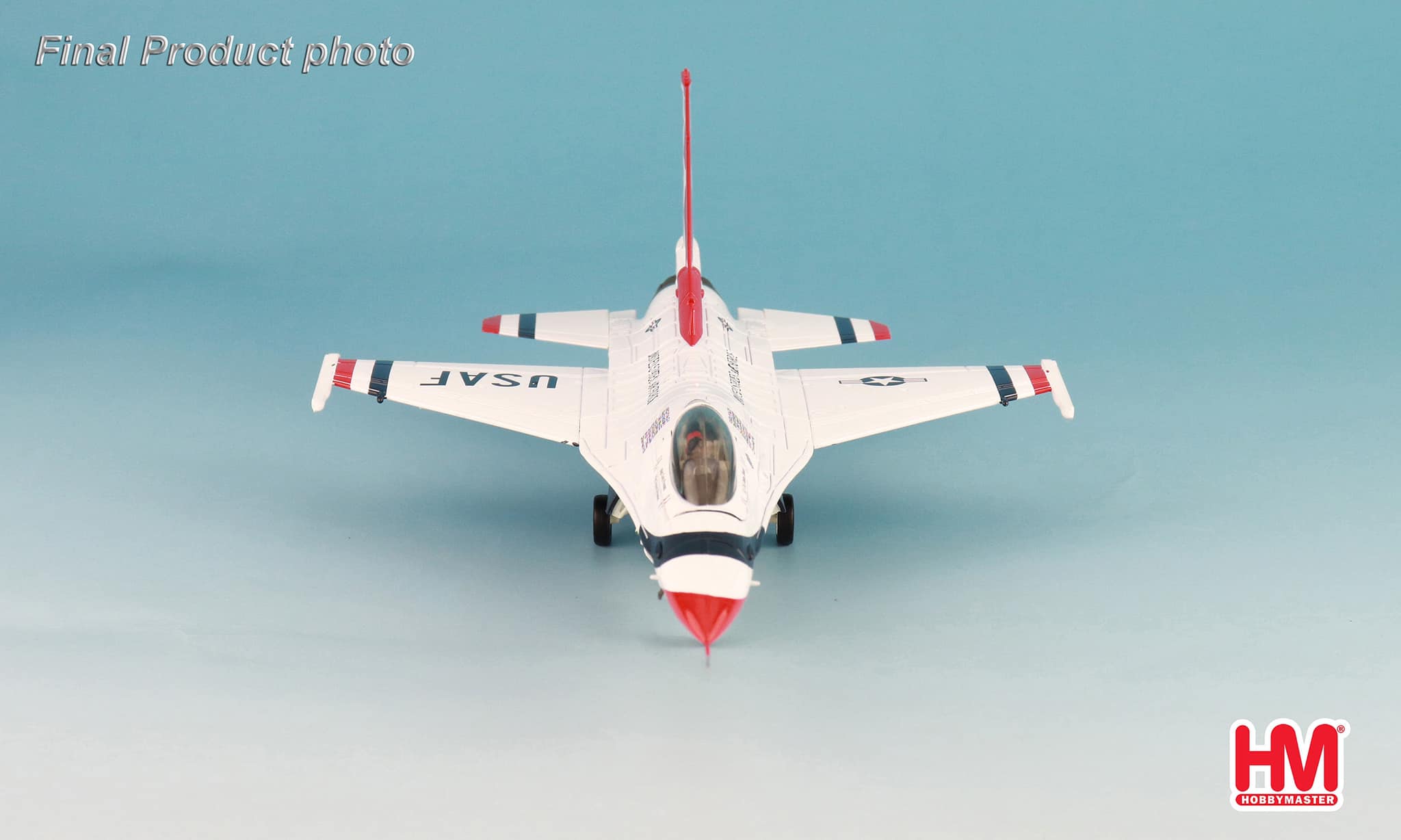 HA38039美國雷鳥特技小組F-16領隊一號合金模型