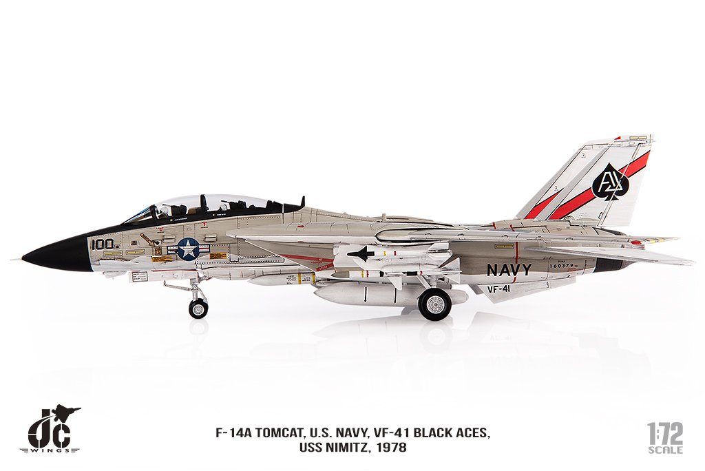 JCW-72-F14-012 美國海軍F-14A VF-41 Black Aces模型