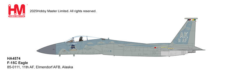 HA4574美國空軍F-15C鷹式戰鬥機“阿拉斯卡 