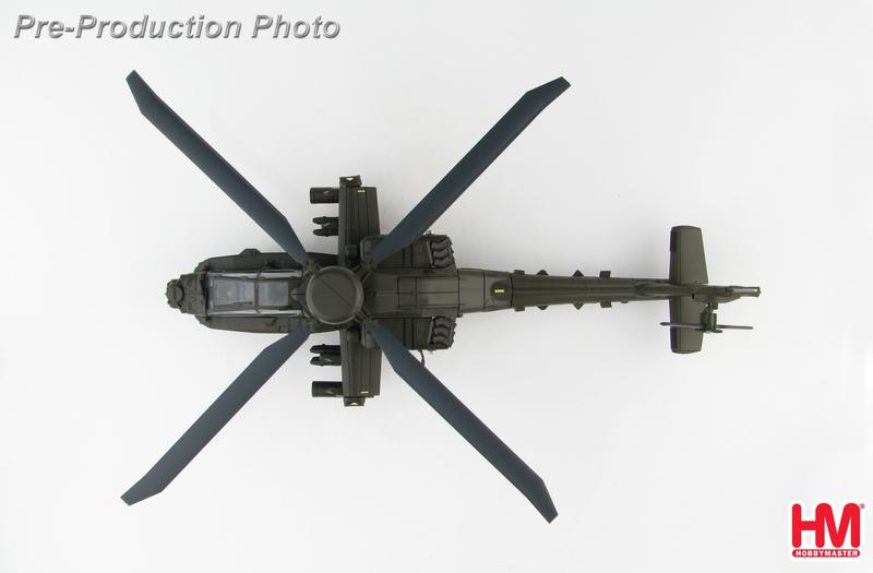 HH1206陸軍航空601旅Apache阿帕契AH-64E攻擊直升機模型