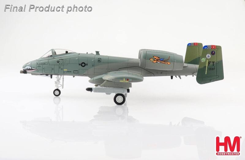 HA1333飛虎鯊魚嘴彩繪A-10C攻擊機第75中隊模型