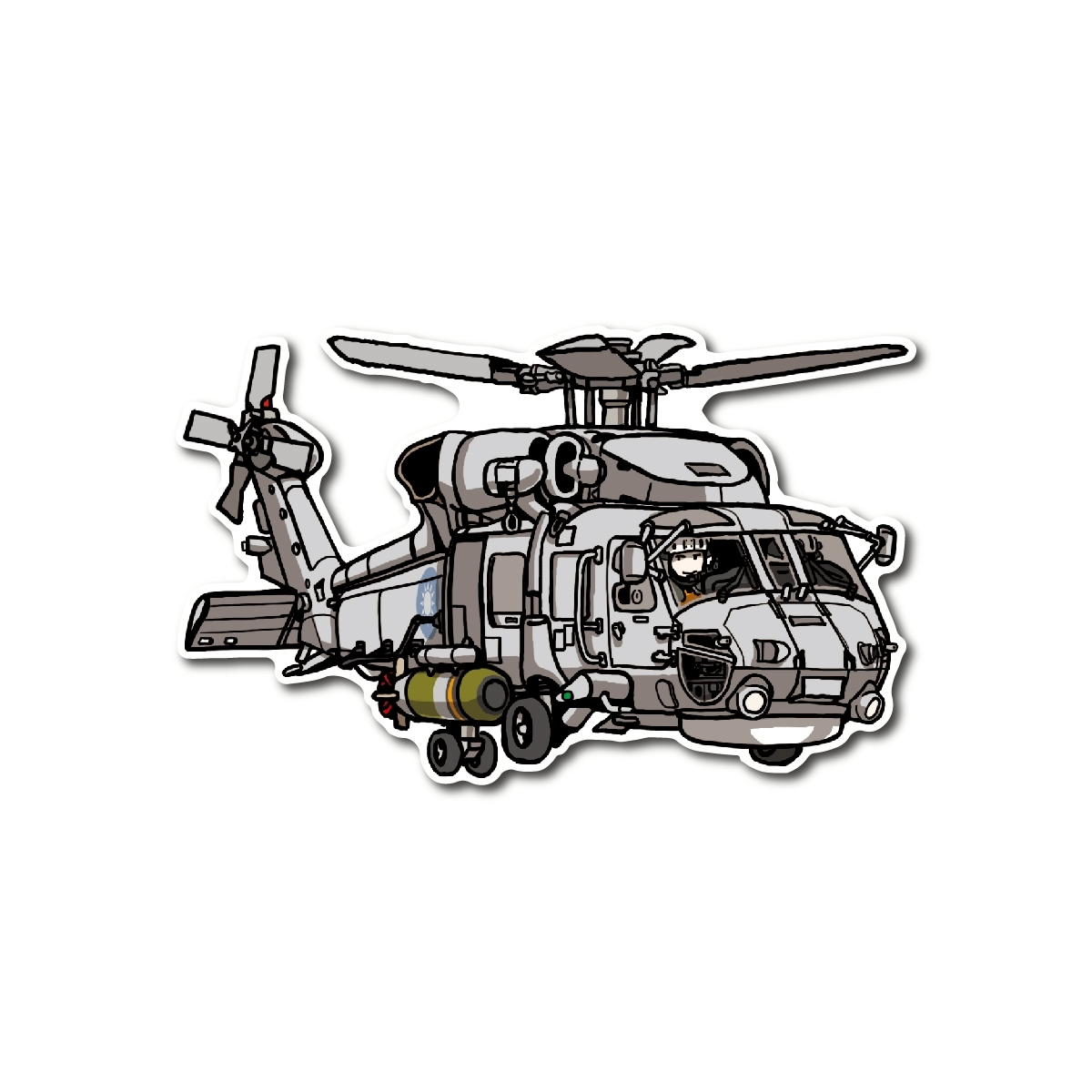 海軍航空S-70C直升機(右向)