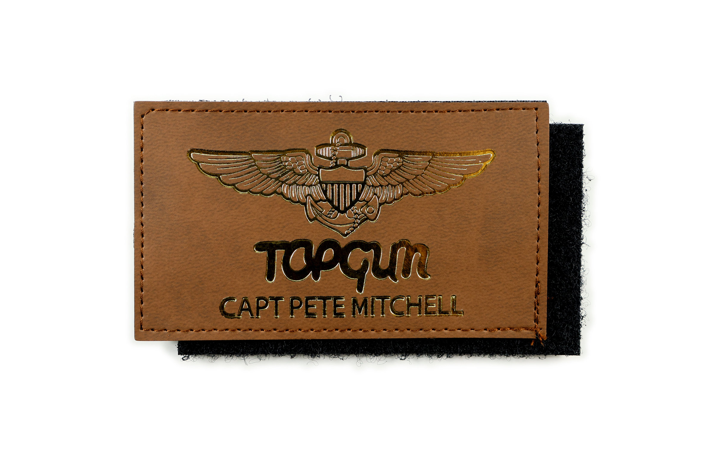 PTG0034捍衛戰士TOPGUN CAPT PETE MITCHELL皮革名牌