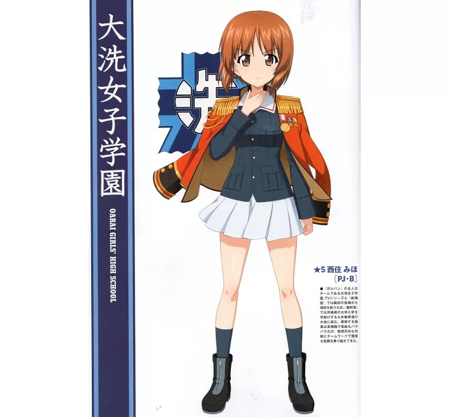 少女與戰車戰車道大作戰！遊戲人物服飾插畫集