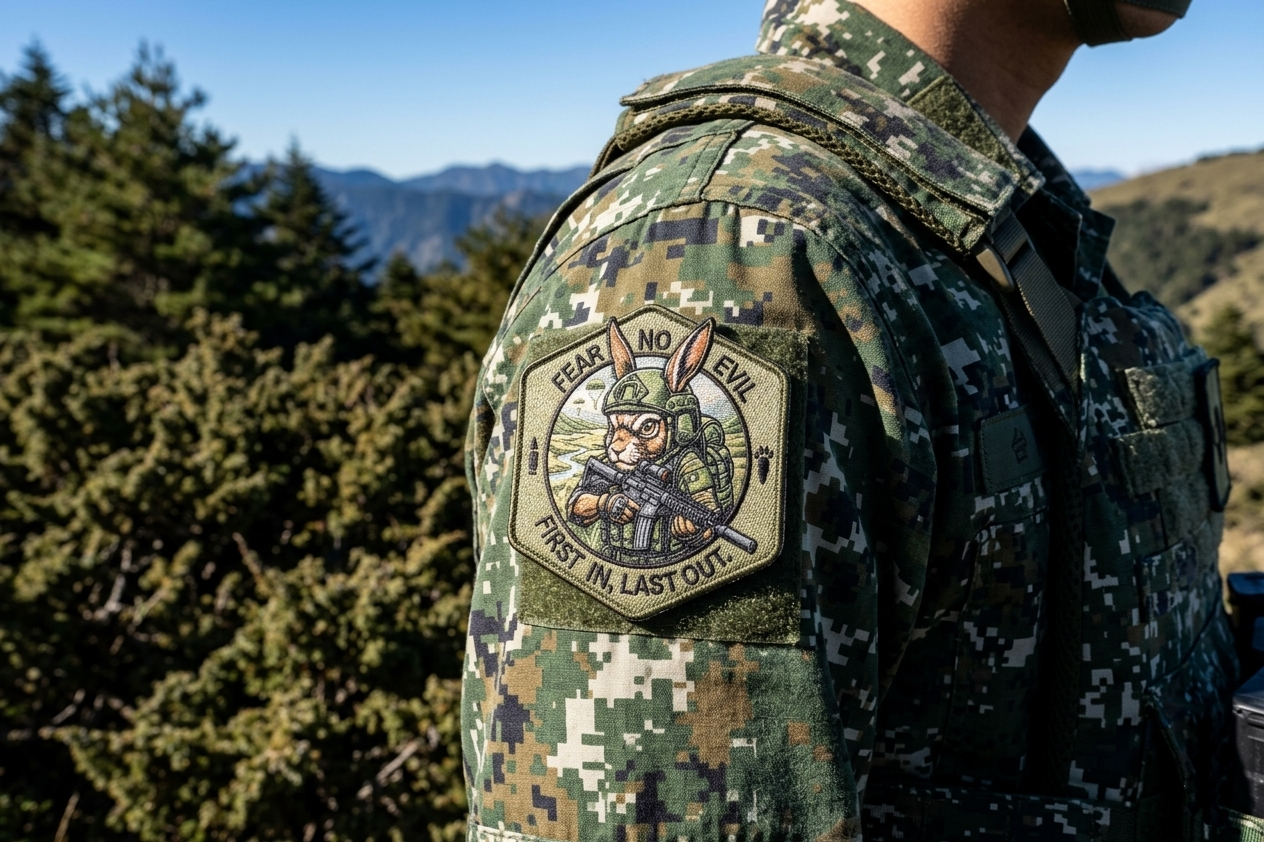【軍事文創的優質品牌】臂章鑰匙圈HM模型｜鐵鳥迷航空文創館