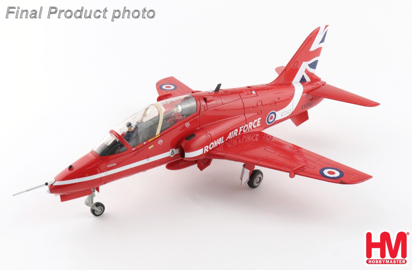 HU1004英國紅箭飛行表演隊Hawk T.1A XX202