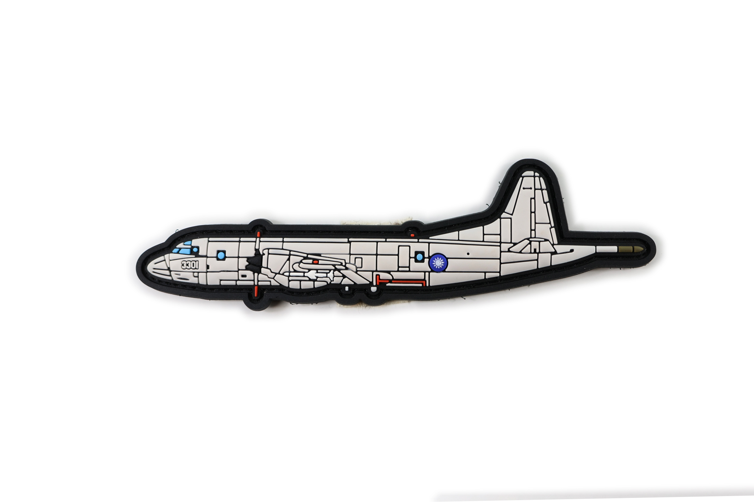 PVC0067空軍P-3C反潛機機型PVC章(魔鬼氈)