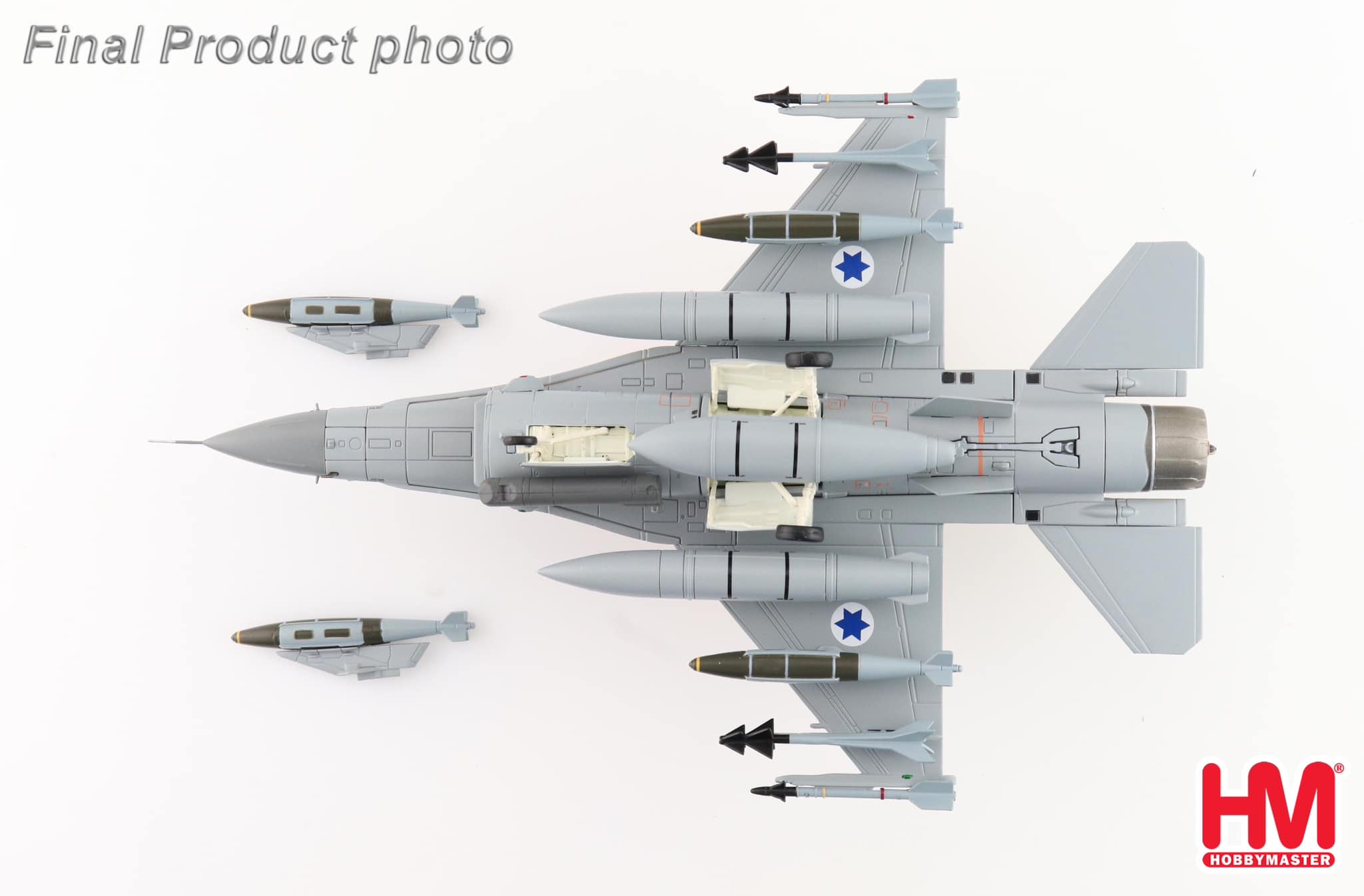HA38037以色列空軍F-16I 第119中隊蝙蝠中隊合金模型