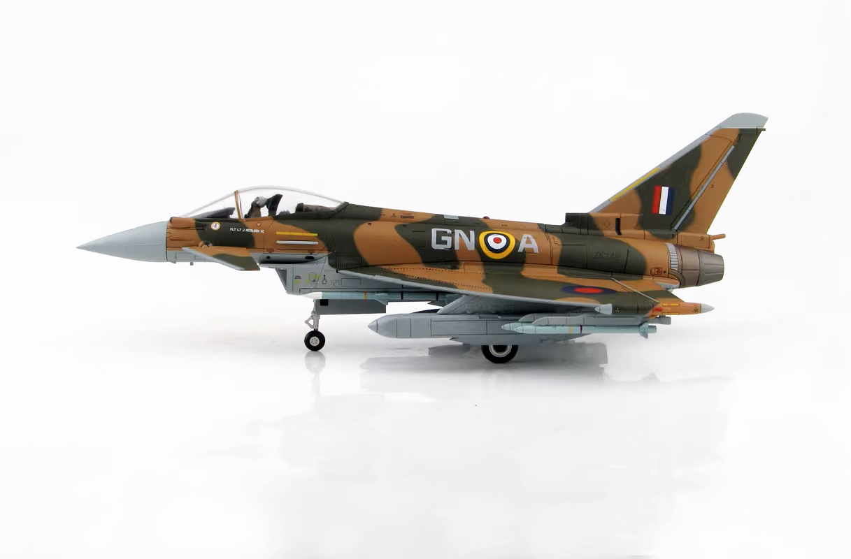 HA6607英國皇家空軍EF-2000不列顛戰役75週年紀念1/72合金成品模型HM