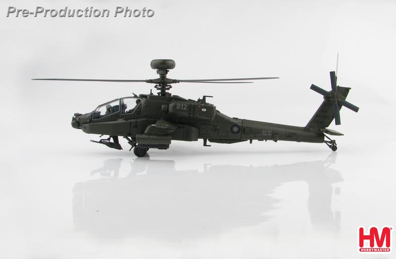 HH1206陸軍航空601旅Apache阿帕契AH-64E攻擊直升機模型