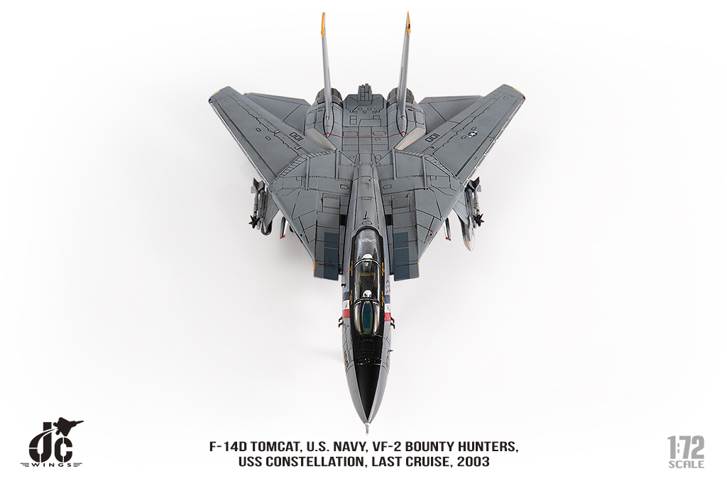 美國海軍F-14D雄貓式戰機 VF-2賞金獵人 JCW-72-F14-018