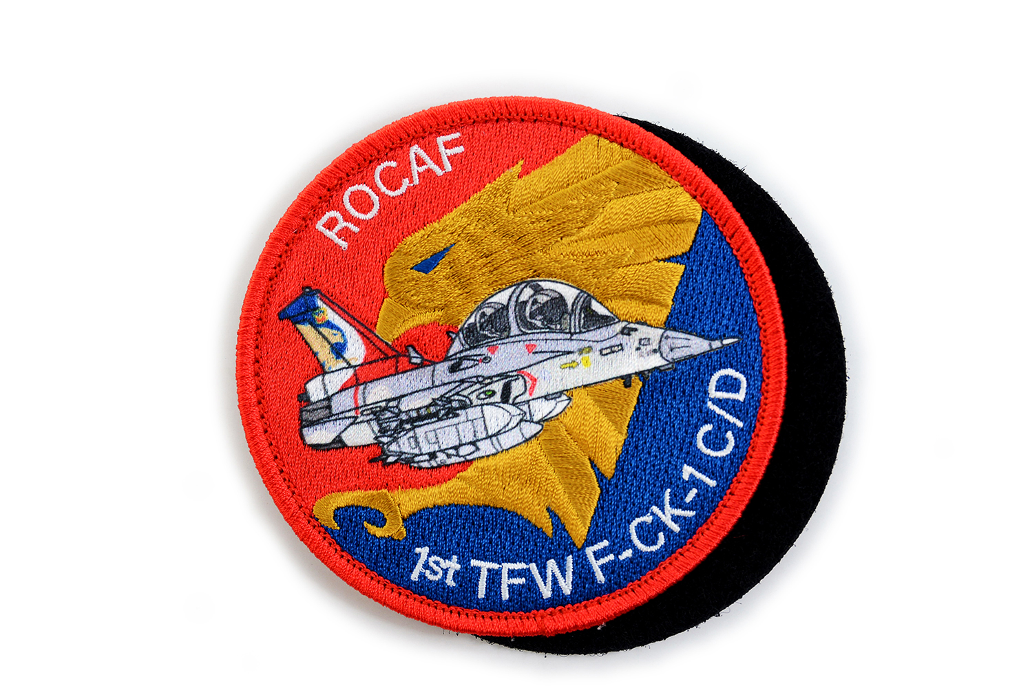 P0152空軍F-CK-1C/D臂章Mr.dom系列(有魔鬼氈)
