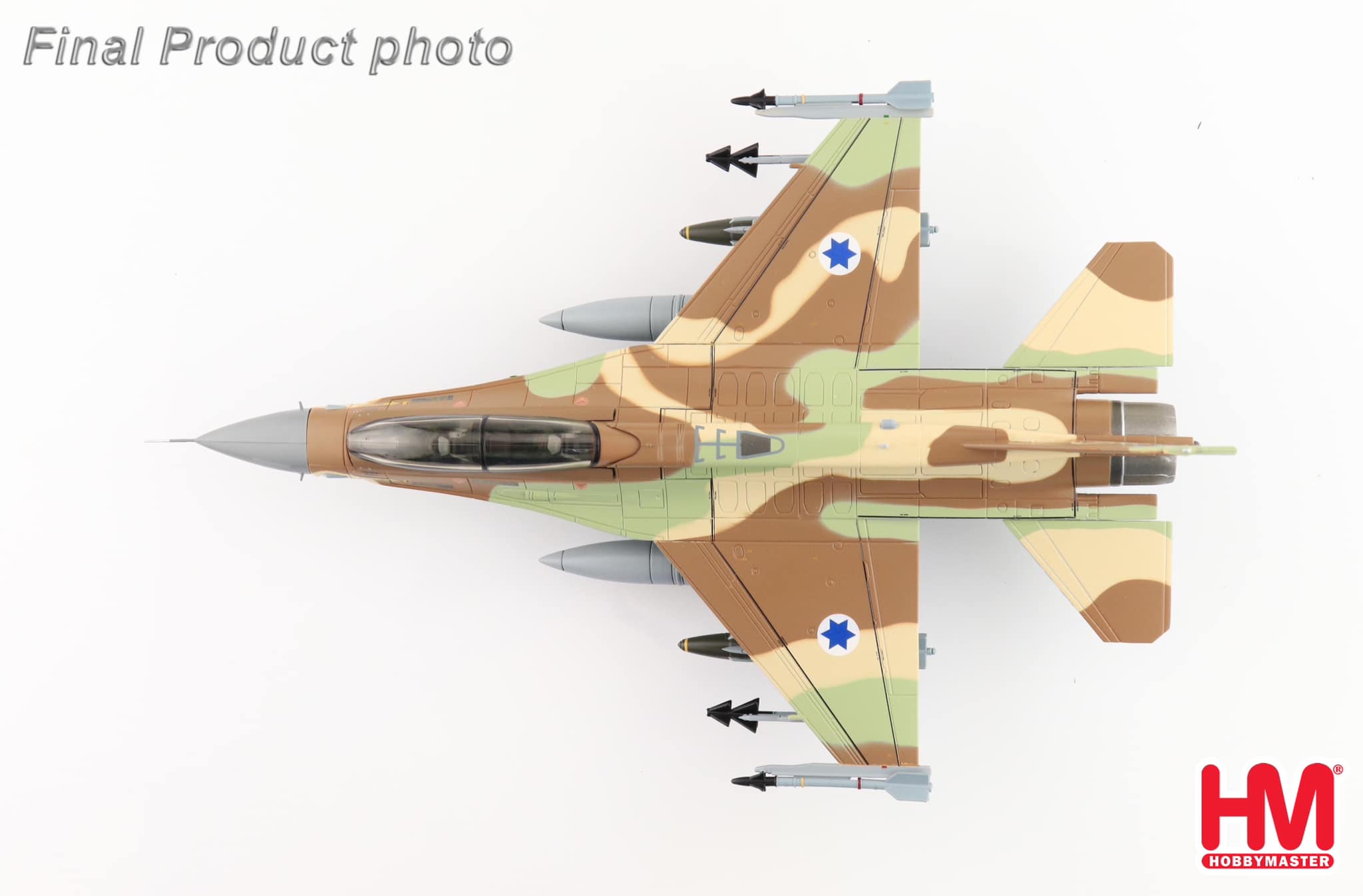 HA38037以色列空軍F-16I 第119中隊蝙蝠中隊合金模型