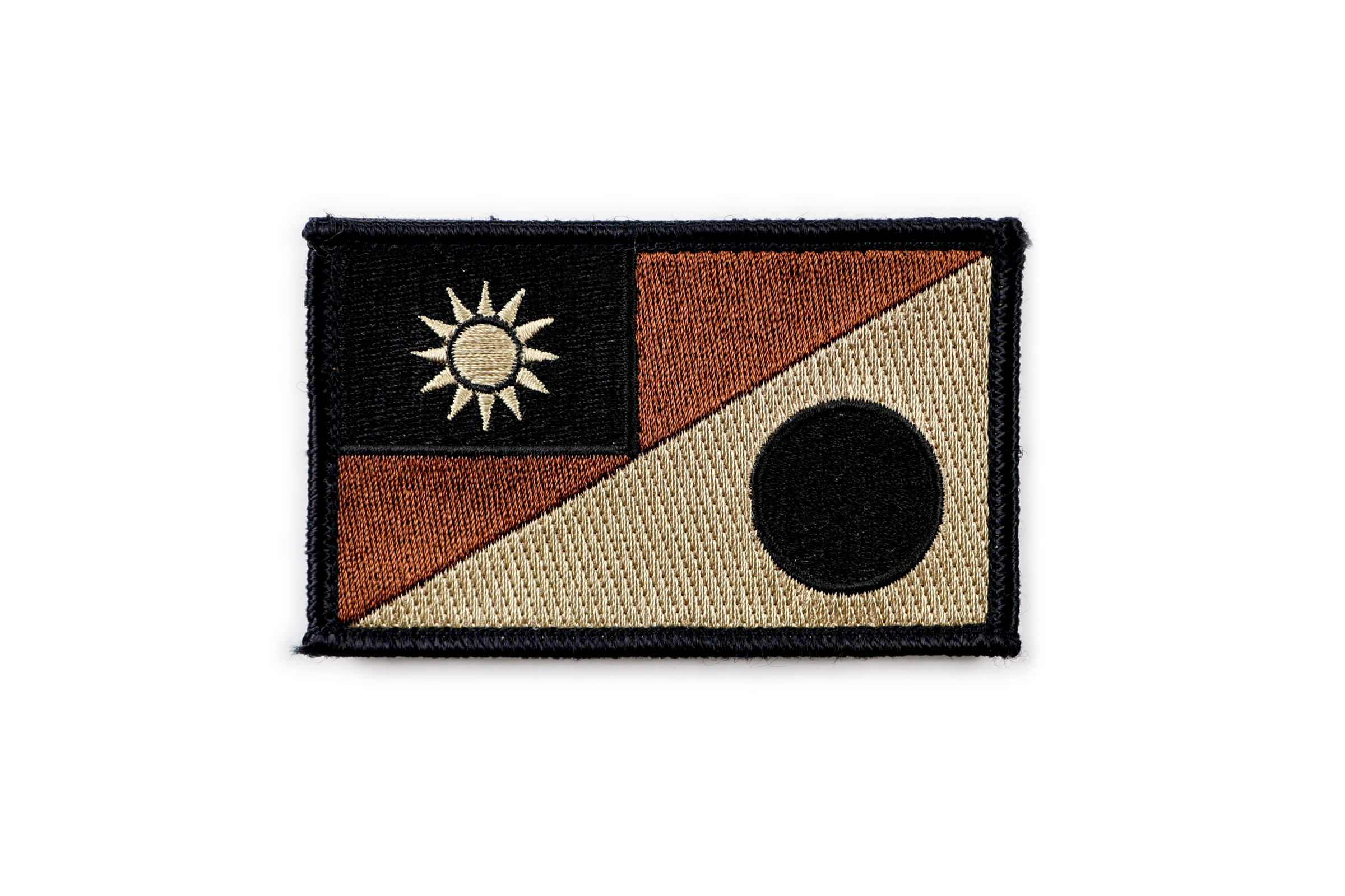 P0172 日本&中華民國國旗章(多地迷彩)(魔鬼氈)