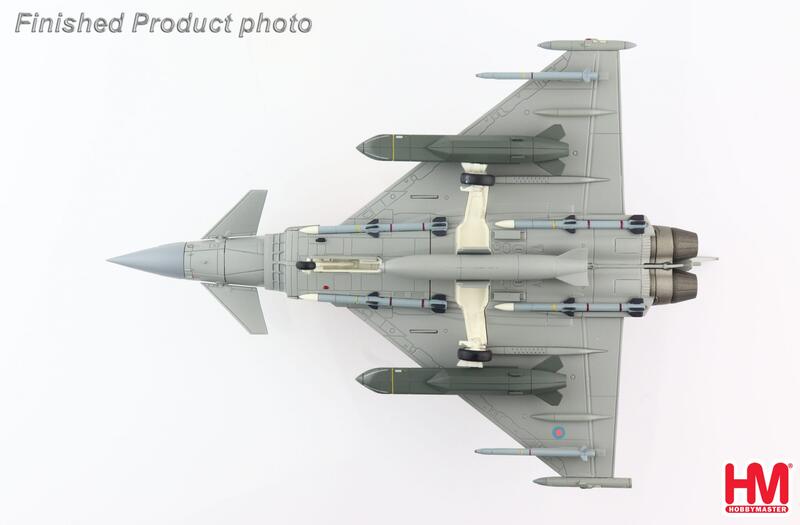 HA6615英國皇家空軍EF2000 ZK344（風暴陰影巡弋飛彈)合金成品模型