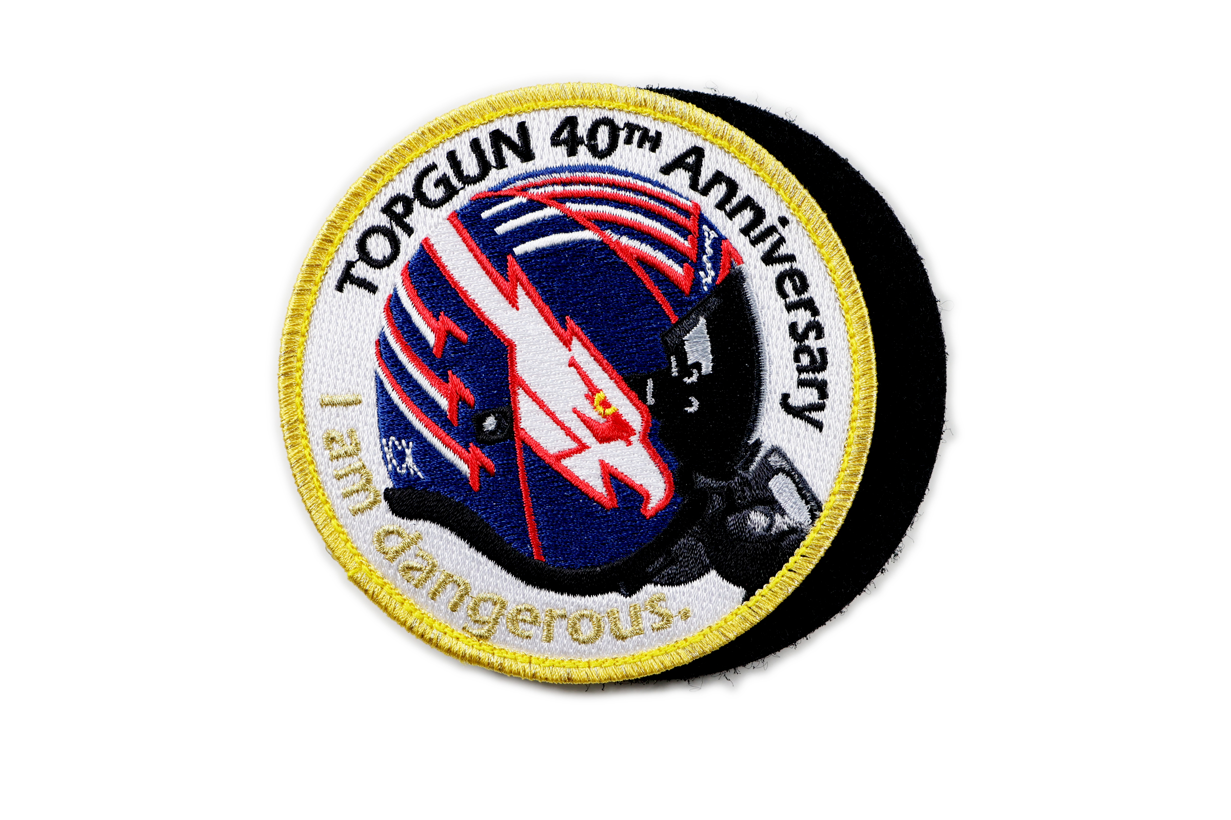 PTG0040捍衛戰士 TOPGUN 40周年 I am dangerous(金邊)(魔鬼氈)