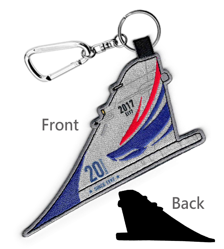 K0072空軍第二聯隊Mirage 2000-5鑰匙圈