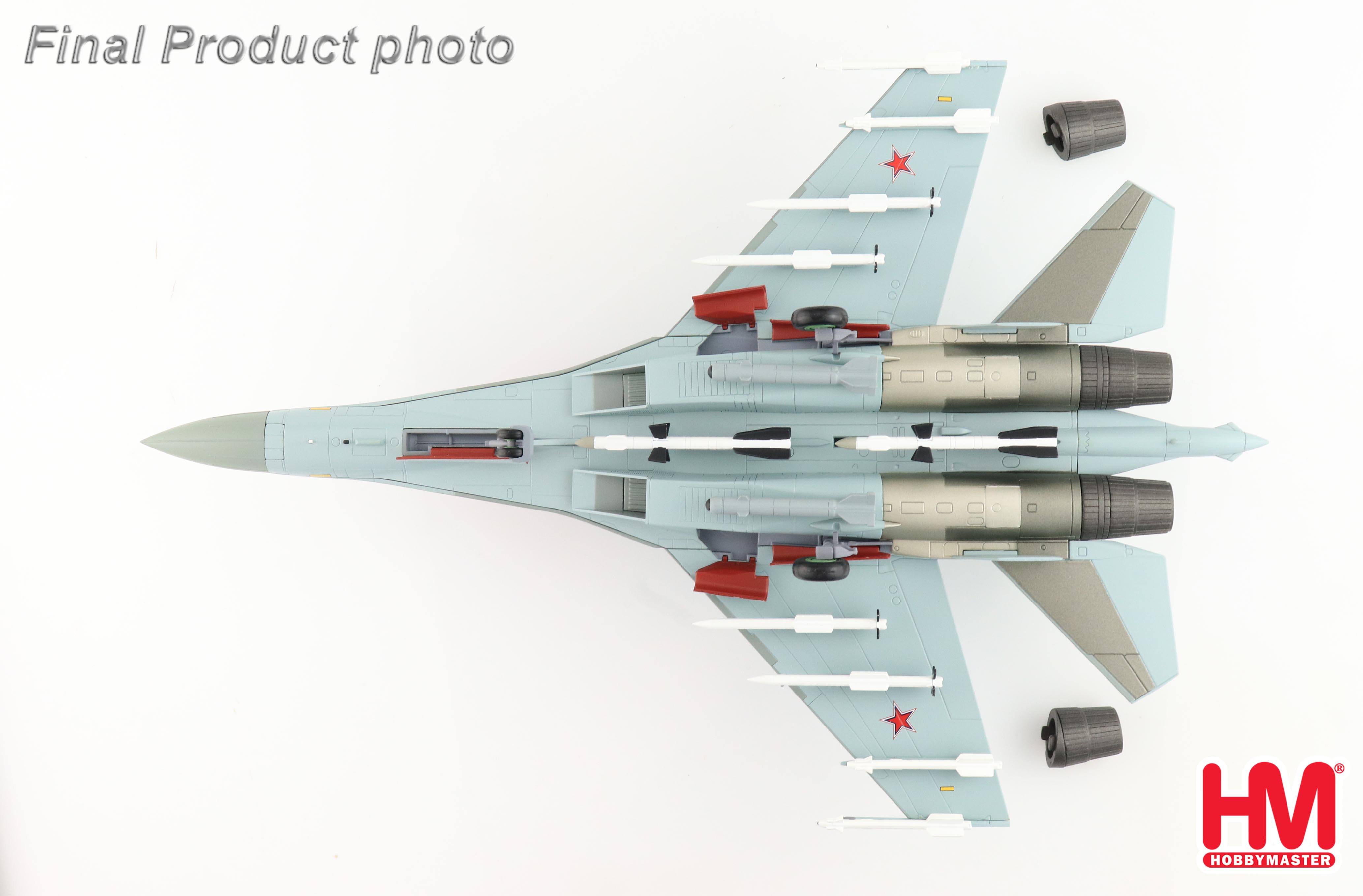 HA5713c俄羅斯Su-35S側衛E侵略者藍色01第16戰鬥機模型1/72成品HM