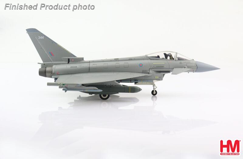 HA6615英國皇家空軍EF2000 ZK344（風暴陰影巡弋飛彈)合金成品模型