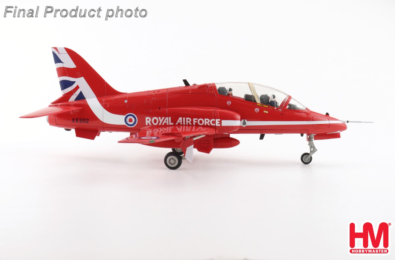 HU1004英國紅箭飛行表演隊Hawk T.1A XX202