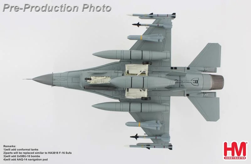 HA38027新加坡F-16D Pitch Back 2022 #680模型