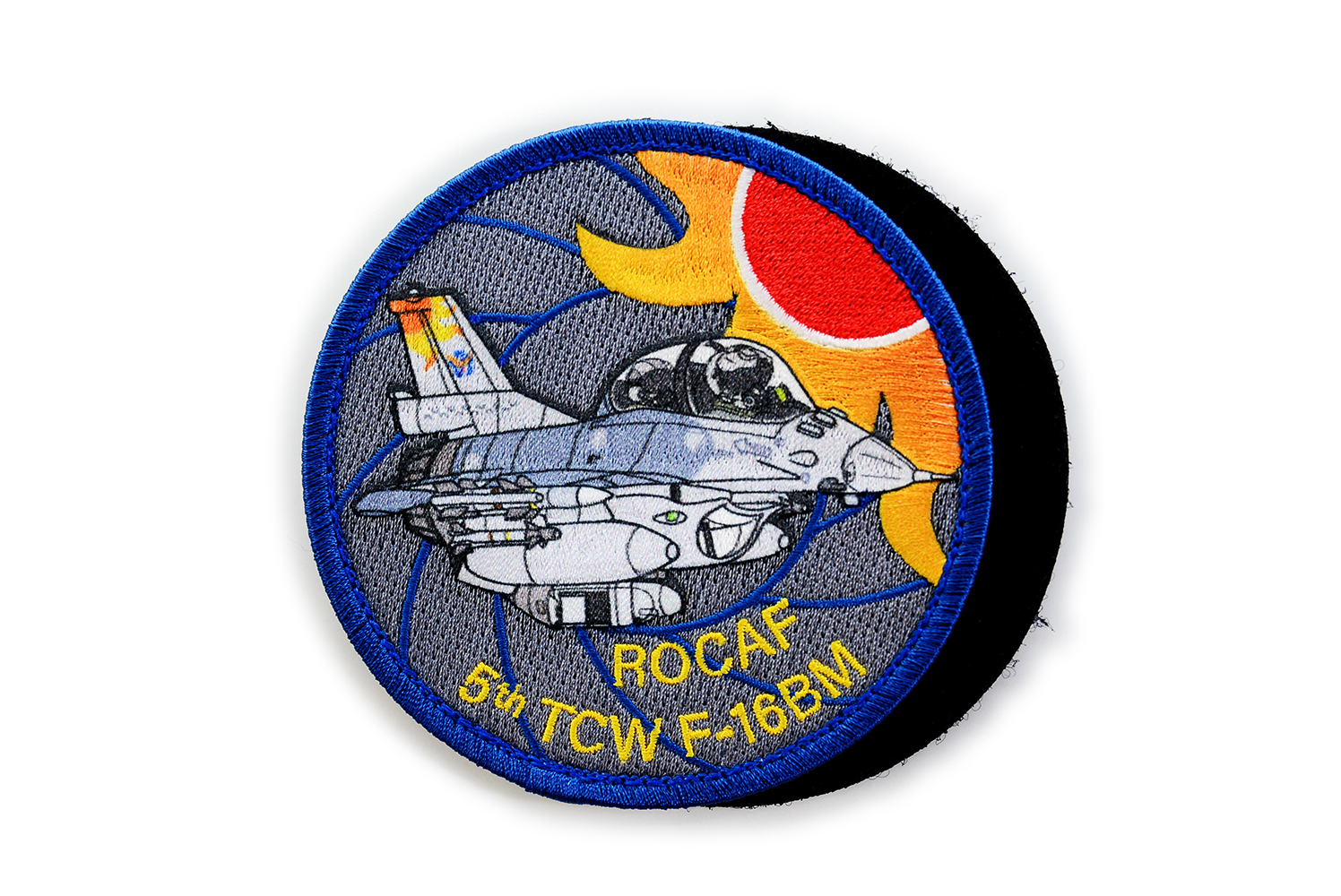 P0153空軍RF-12BM太陽神臂章Mr.dom系列(有魔鬼氈)
